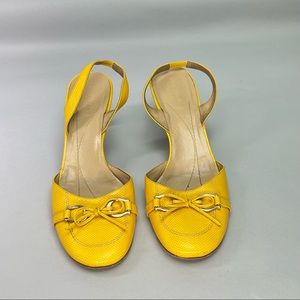 Yellow Kate Spade heels